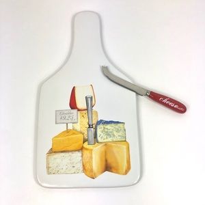 MARY Lake Thompson Ceramic Cheese Board Cutting - Vintage